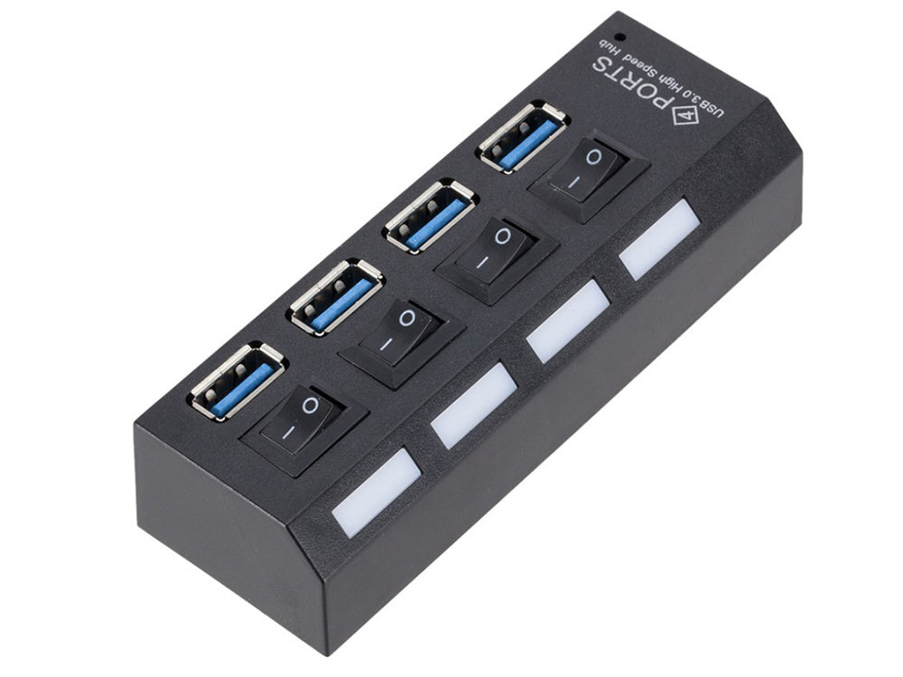 Usb prievadų skirstytuvas 4x usb 3.0