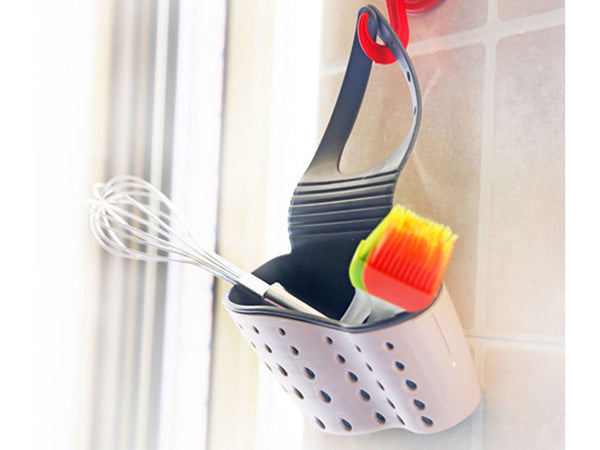 Virtuvės reikmenų laikiklis kriauklės organizatorius