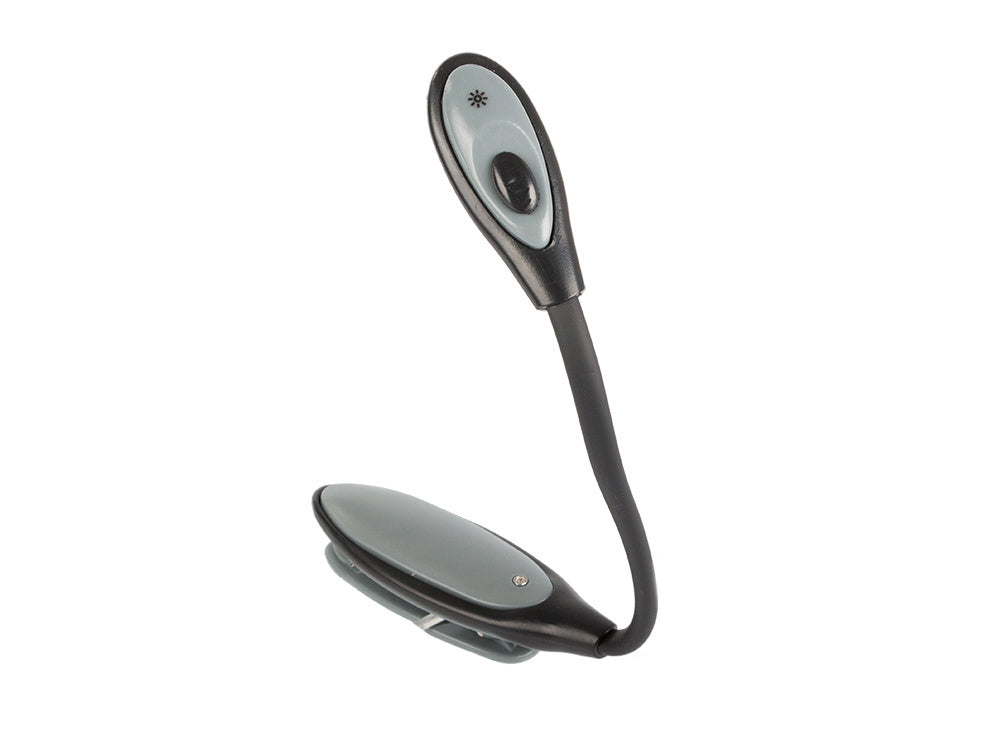 Vadovaujama clip-on knygos skaitymo šviesos lankstus