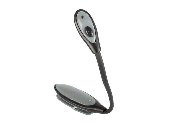 Vadovaujama clip-on knygos skaitymo šviesos lankstus