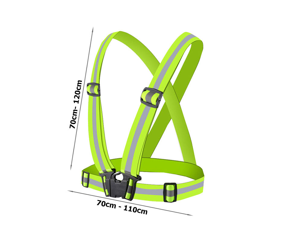 Šviesą atspindinčios liemenės liemenė motociklui, dviračiui, bėgimui