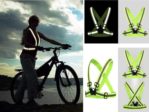 Šviesą atspindinčios liemenės liemenė motociklui, dviračiui, bėgimui