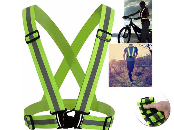 Šviesą atspindinčios liemenės liemenė motociklui, dviračiui, bėgimui