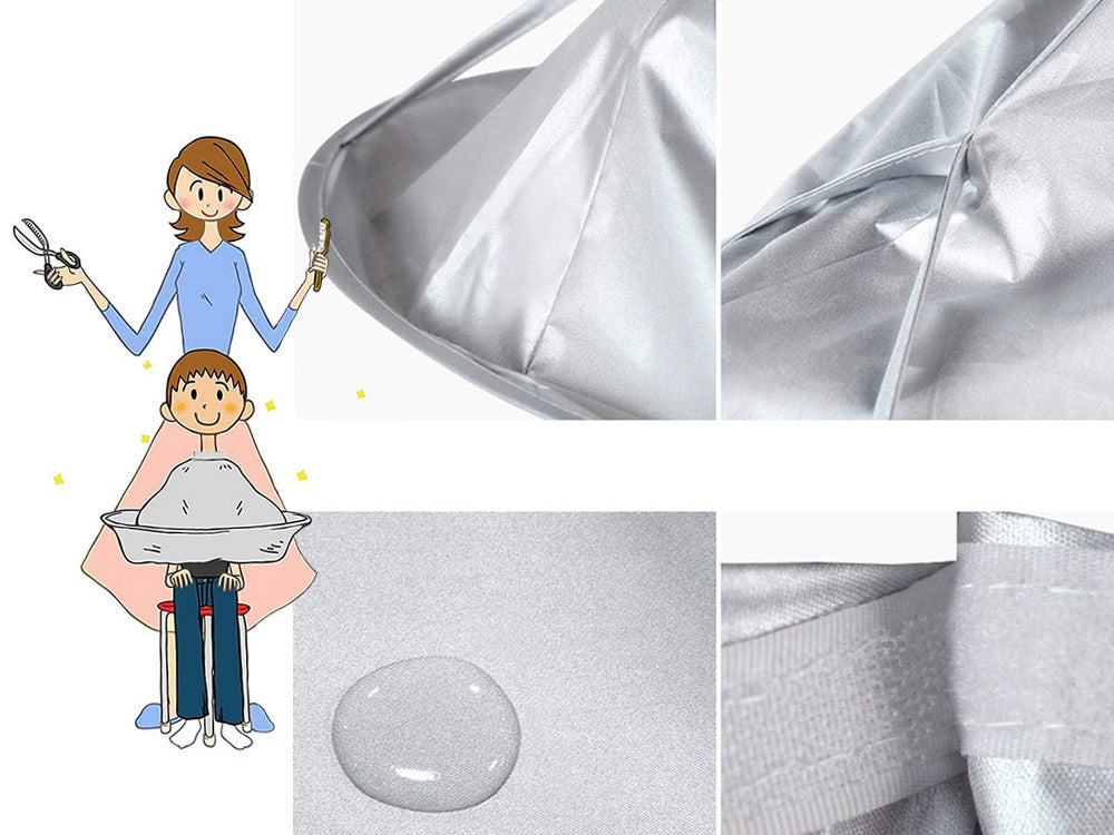 Kirpėjo apykaklė apsiaustas kirpimo prijuostė