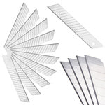 Keičiami nulaužiami peilių ašmenys 18 mm 10 vnt. Ašmenų