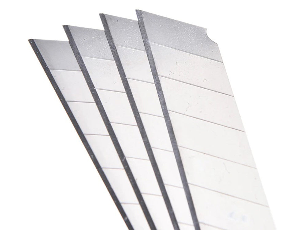 Keičiami nulaužiami peilių ašmenys 18 mm 10 vnt. Ašmenų