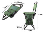 Turistinės žvejybos kėdės sulankstomas krepšys