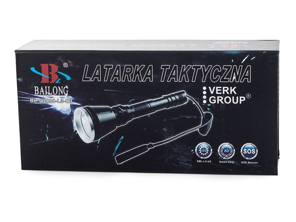 cree xm-l t6 taktinis ginklų žibintuvėlis