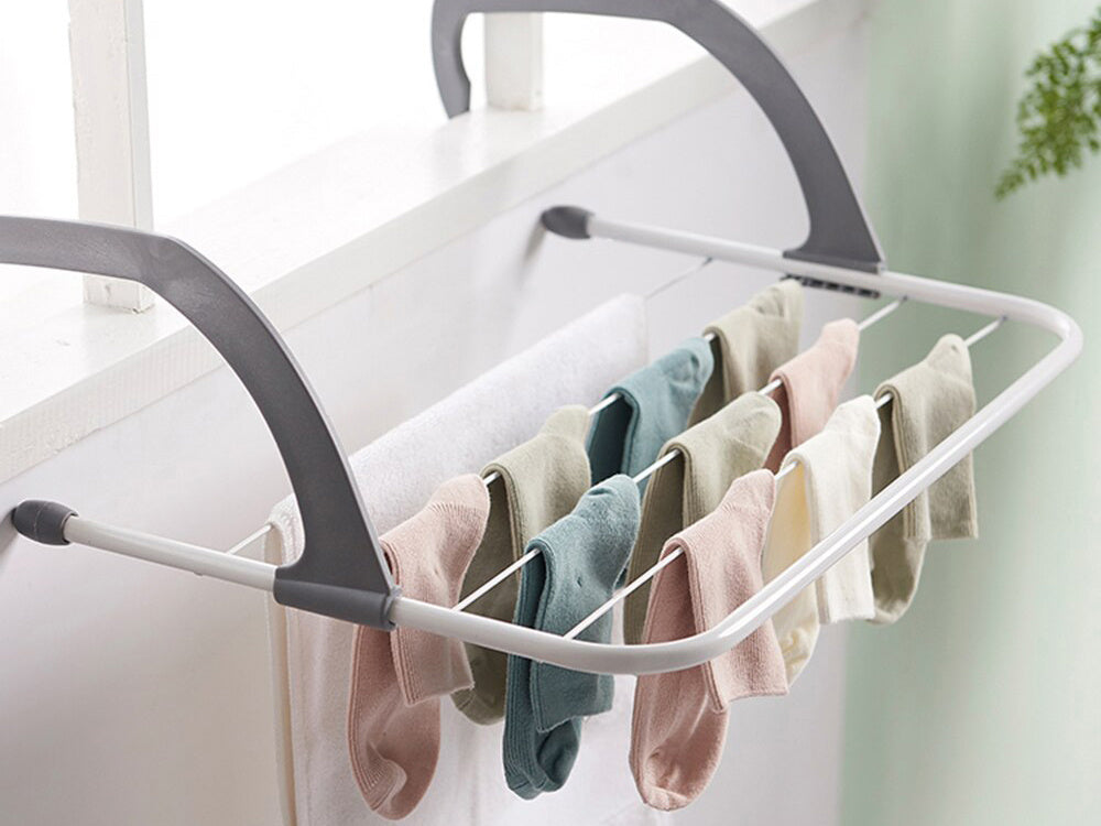 Balkono radiatoriaus džiovykla skalbiniams džiovinti