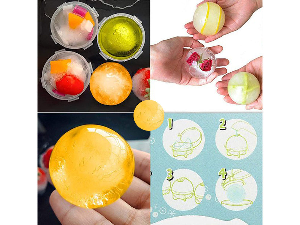 Ledo pelėsiai ledo kamuoliukų pelėsiai 4 vnt.