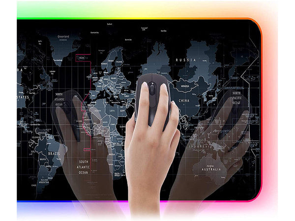 Apšviesta žaidimų pelės padas led xxxl