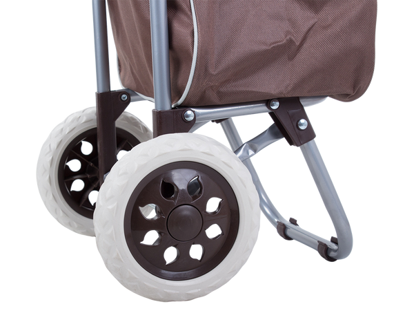 Pirkinių vežimėlis ant ratų pirkinių krepšys kietas