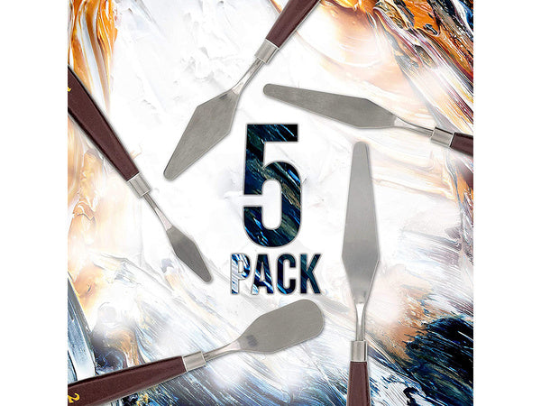 Dažymo mentelių rinkinys 5 vnt.