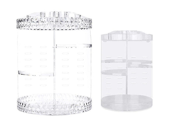 Kosmetikos papuošalų organizatorius, pasukamas 360