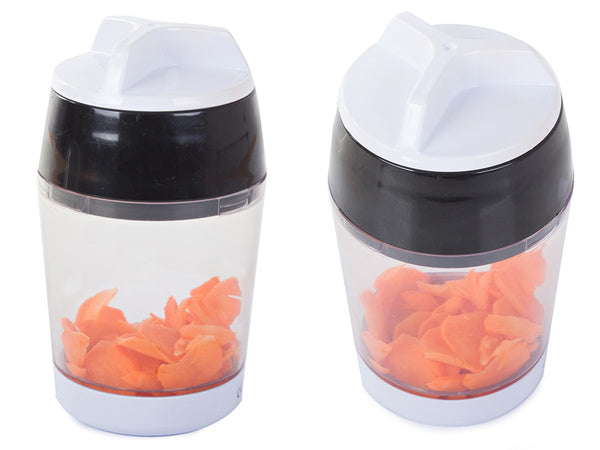 Spiralinis galąstuvas daržovių smulkintuvo konteineris