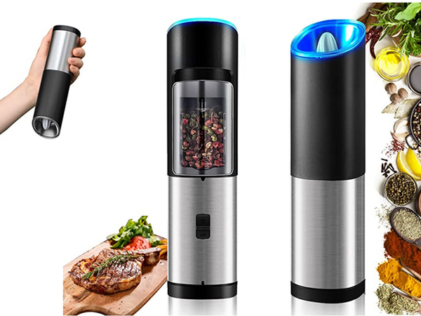 Elektrinis gravitacinis pipirų malūnėlis druskai