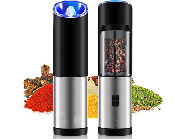 Elektrinis gravitacinis pipirų malūnėlis druskai