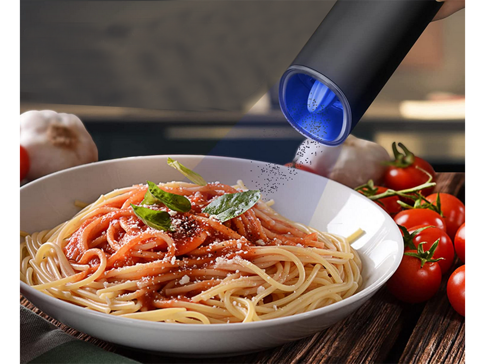 Elektrinis gravitacinis pipirų malūnėlis druskai