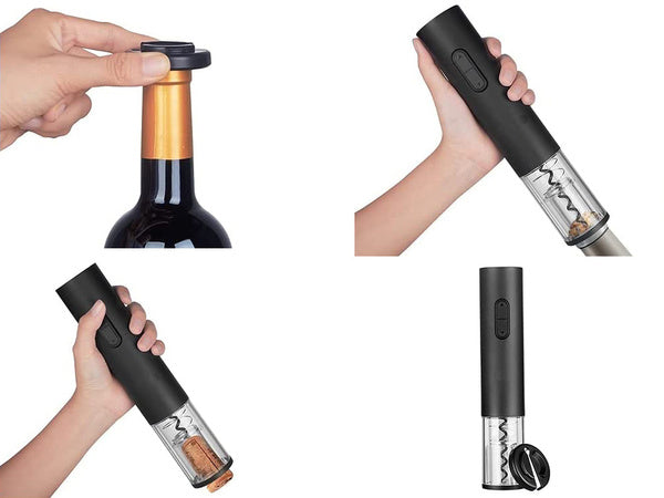 Elektrinis kamščiatraukis vyno atidarytuvo pjaustytuvas