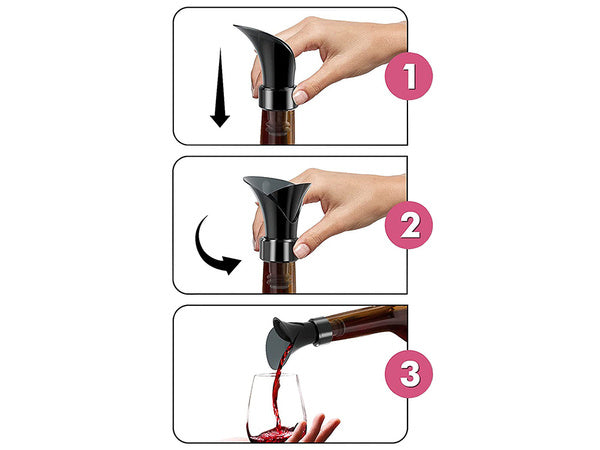 Alkoholio gėrimo vyno vynų butelių konteineris 2 in 1