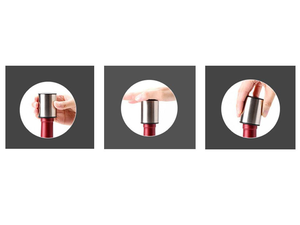 Vakuuminis vyno kamštis šampano butelis