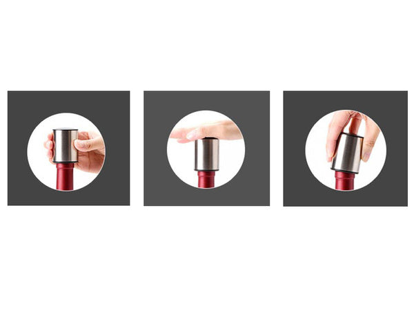 Vakuuminis vyno kamštis šampano butelis