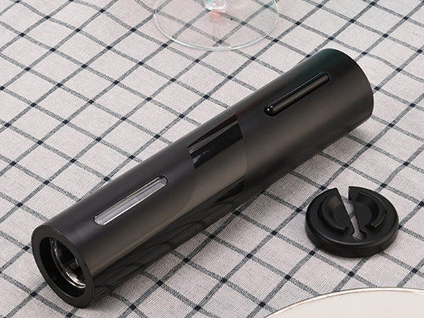 Elektrinis kamščiatraukis vyno atidarytuvas led baterija