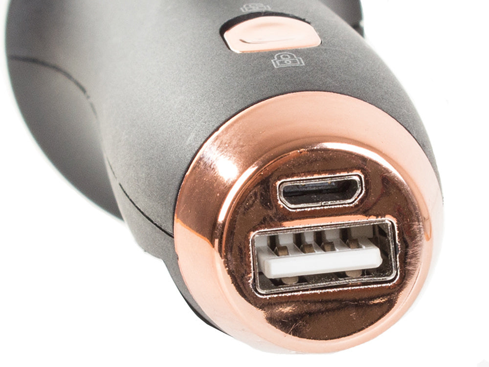 Garbanojimo geležis plaukų tiesintuvas garbanos powerbank usb