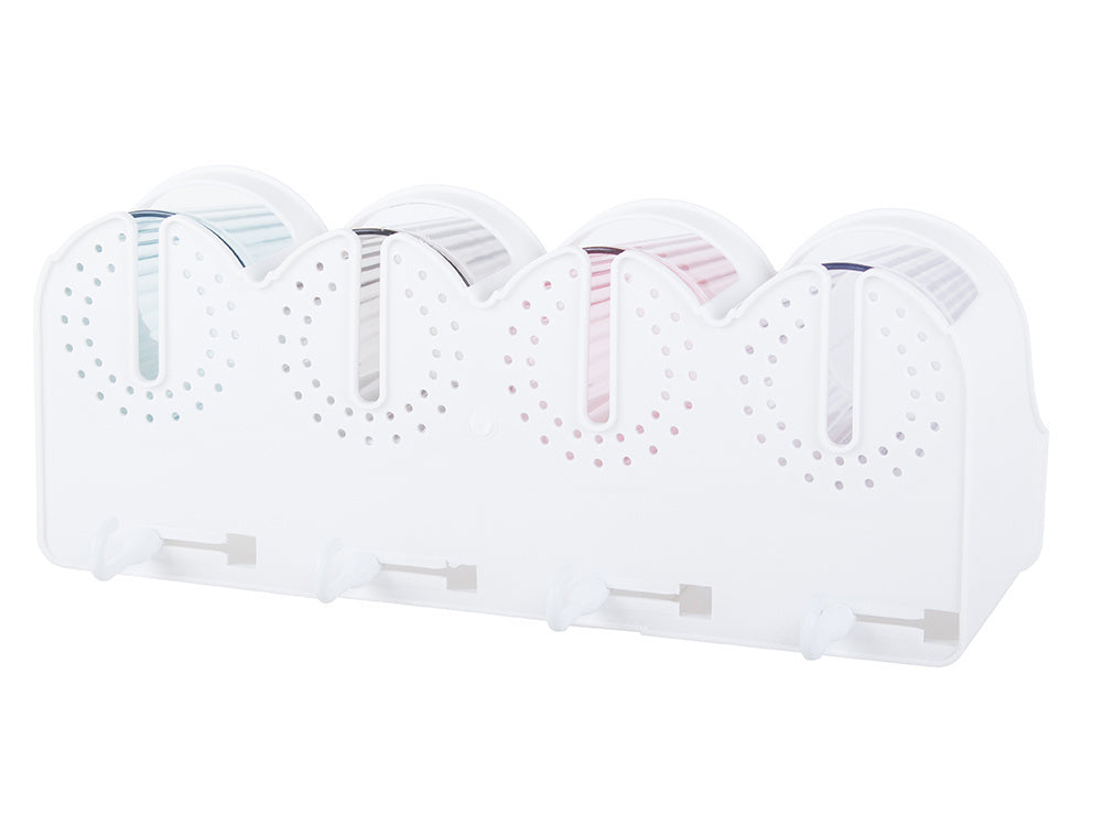 Dantų šepetėlių organizatoriaus puodeliai dantų pastos dozatorius