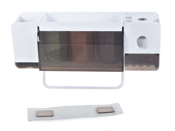 Dantų šepetėlio puodelio organizatorius dantų pastos dozatorius