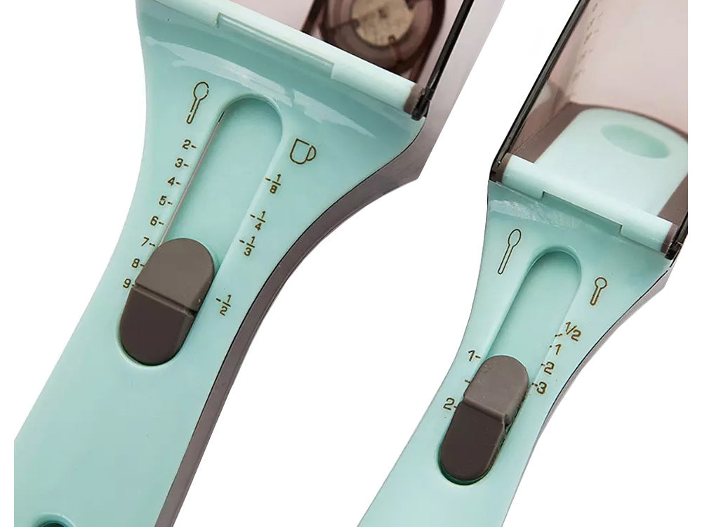 Reguliuojamas virtuvinis matavimo šaukštas 2 vnt.