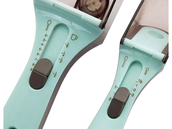 Reguliuojamas virtuvinis matavimo šaukštas 2 vnt.