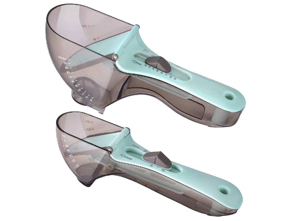 Reguliuojamas virtuvinis matavimo šaukštas 2 vnt.