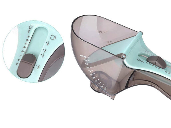 Reguliuojamas virtuvinis matavimo šaukštas 2 vnt.