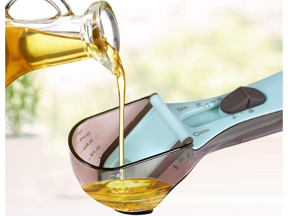 Reguliuojamas virtuvinis matavimo šaukštas 2 vnt.