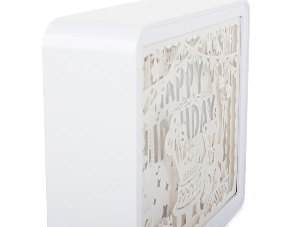 Popieriaus iškarpos naktinė šviesa 3d usb