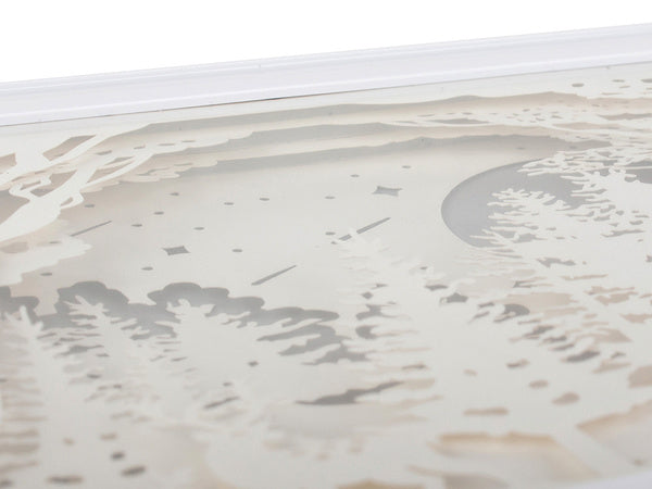 Popieriaus iškarpos naktinė šviesa 3d usb