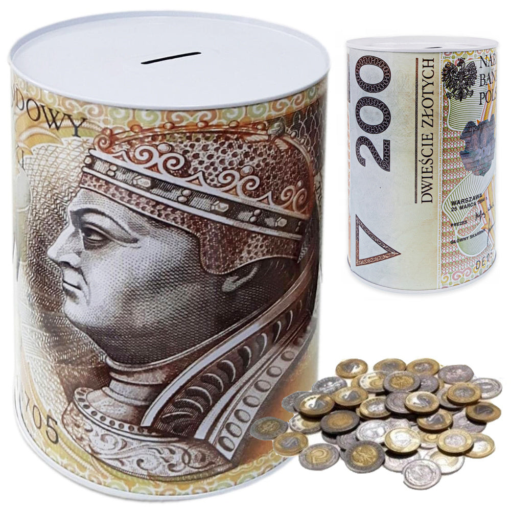 Metalinė pinigų dėžutė xl didelė