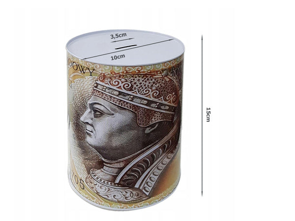 Metalinė pinigų dėžutė xl didelė