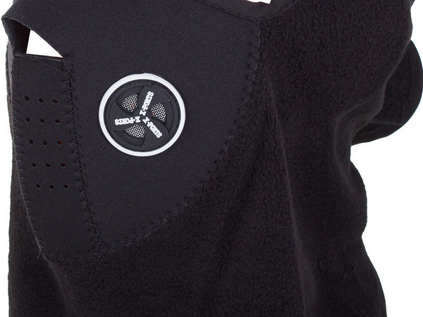 Šiluminė aktyvi kaukė dviračio motociklo veidui