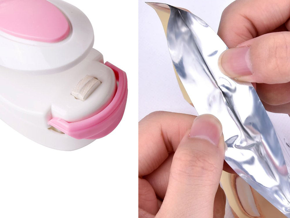 Belaidis rankinis folijos sandariklis mini