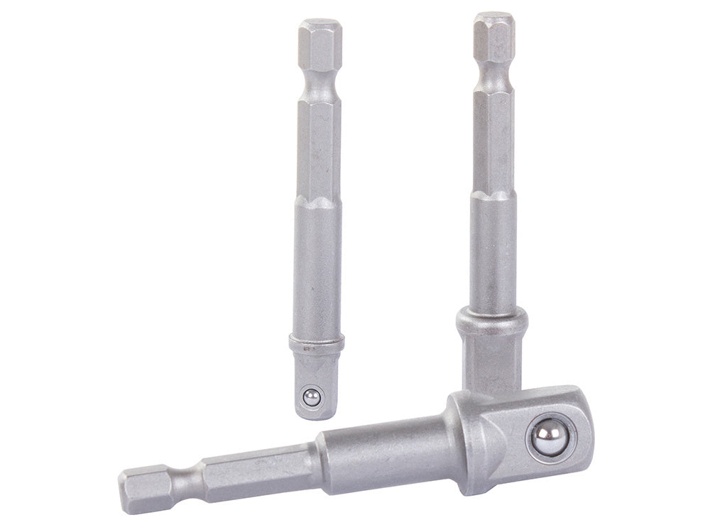 Reduktorių adapteriai atsuktuvų lizdai 1/4 3/8 1/2