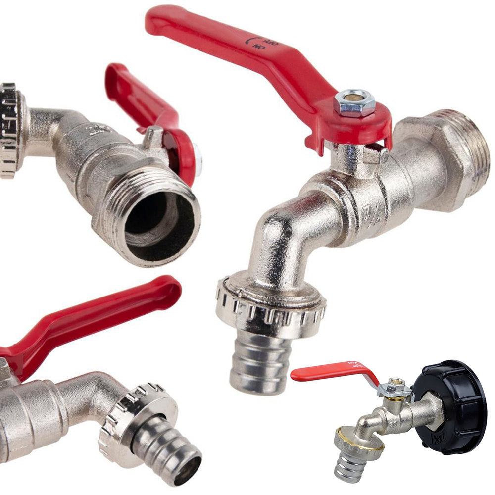 Maišytuvo čiaupas 1000l talpos rezervuarui su žarna 1/2