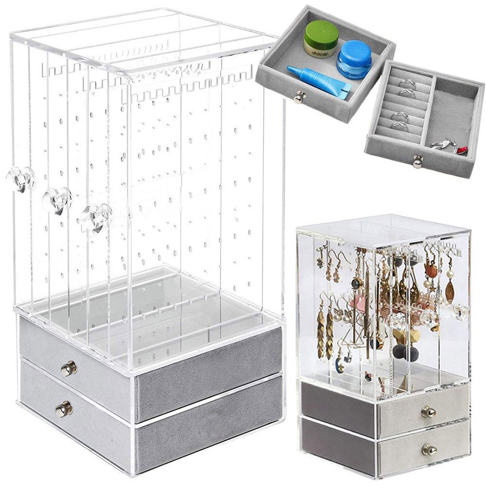 Juvelyrinių dirbinių organizatorius skrynelės ekranas iš zomšos