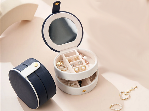 Skrynios papuošalų organizatorius dėklas bagažinė