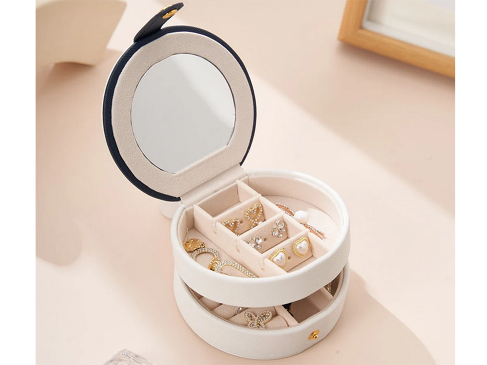 Skrynios papuošalų organizatorius dėklas bagažinė