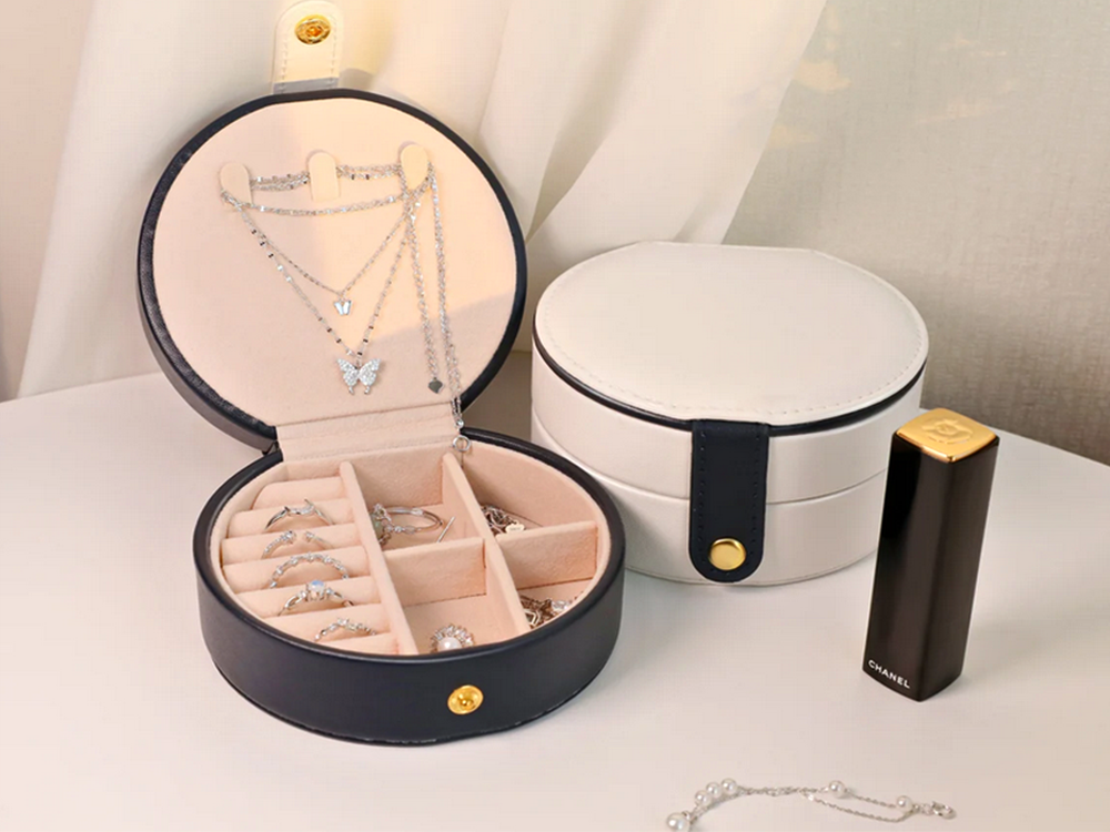 Skrynios papuošalų organizatorius dėklas bagažinė