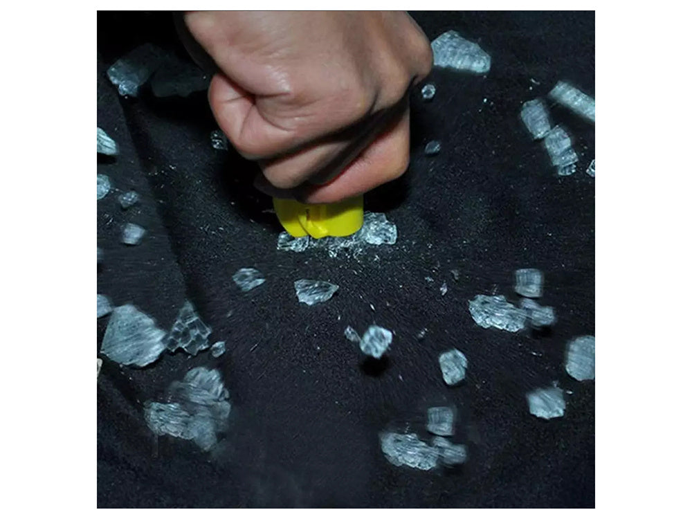 Gyvybės apsaugos plaktukas, raktų žiedas, peilis