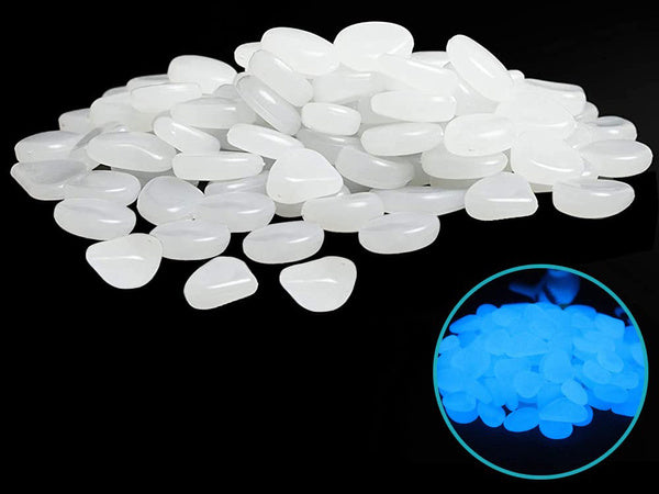 Fluorescentiniai šviesos akmenys 100 vnt.