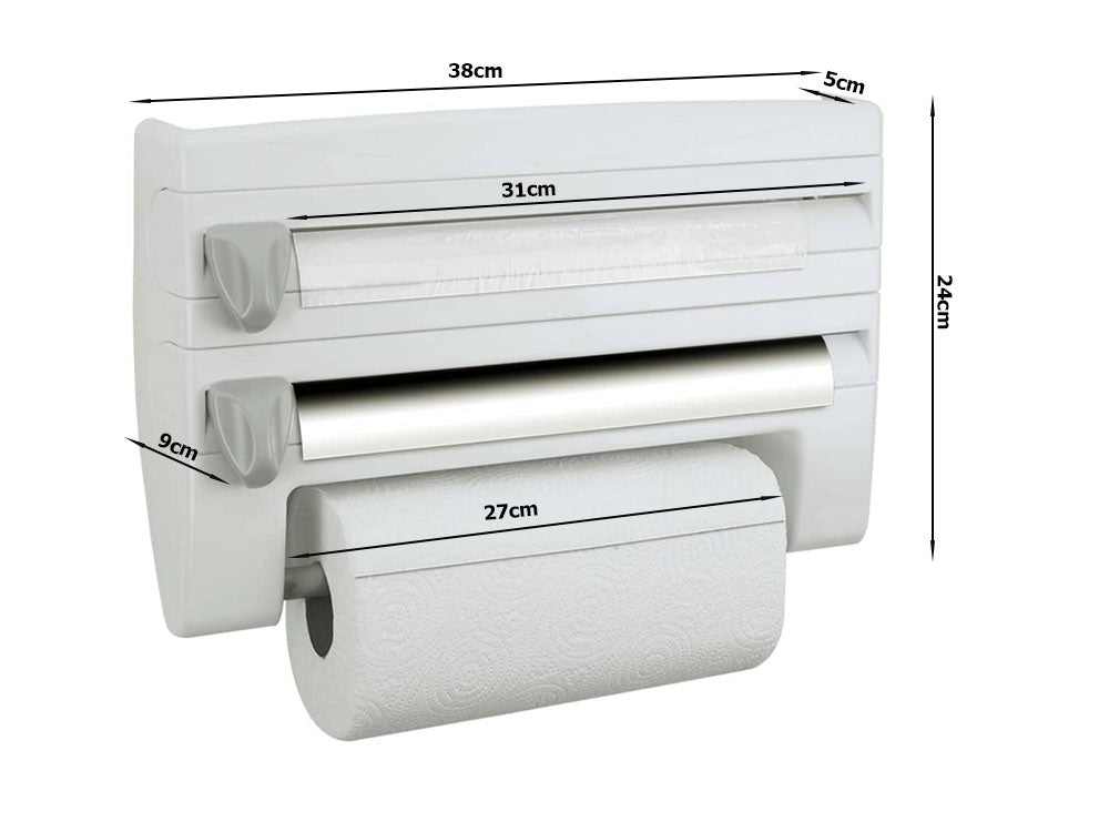 Papiero padėklė kitchen organizatorius 4-in-1